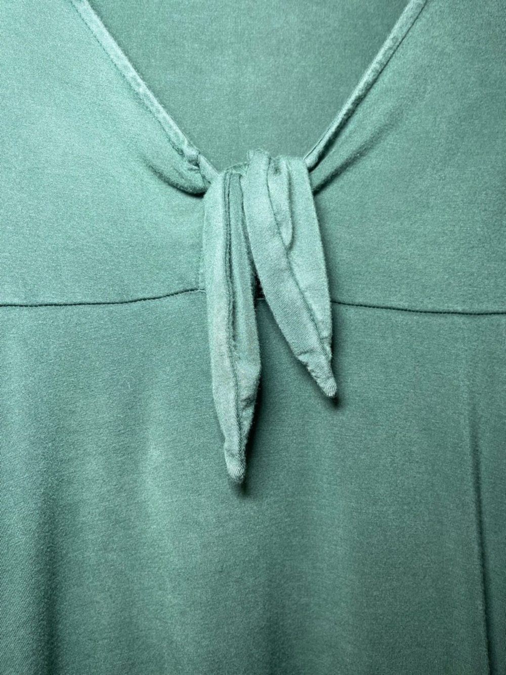 American Eagle Olive Green Soft & Sexy Tie-Front Long Sleeve Top Size Small - Picture 10 of 11